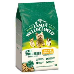 James Wellbeloved Adult Small Breed Hypo Allergenic Turkey & Rice 1.5KG