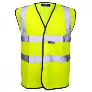 Supertouch Hi Vis Yellow Velcro - Yellow Size 3XL