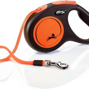 Flexi Neon Extendable Tape Dog Lead - Medium