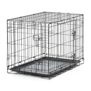 107cm Savic Dog Cottage Crate Black